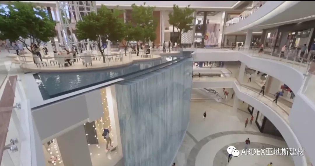 亞地斯防水“力筑”上海顏值新地標(biāo) - 10米水景幕墻 亞地斯防水“力筑”上海顏值新地標(biāo) - 10米水景幕墻